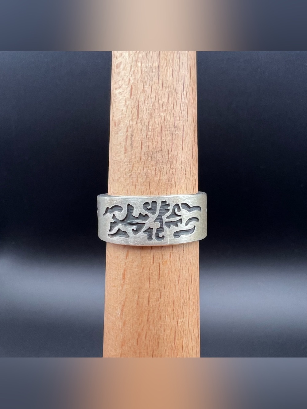 Sterling Silver Abstract Ring